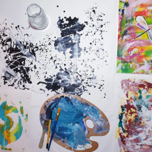 Kunstwerke auf Kunstpapier